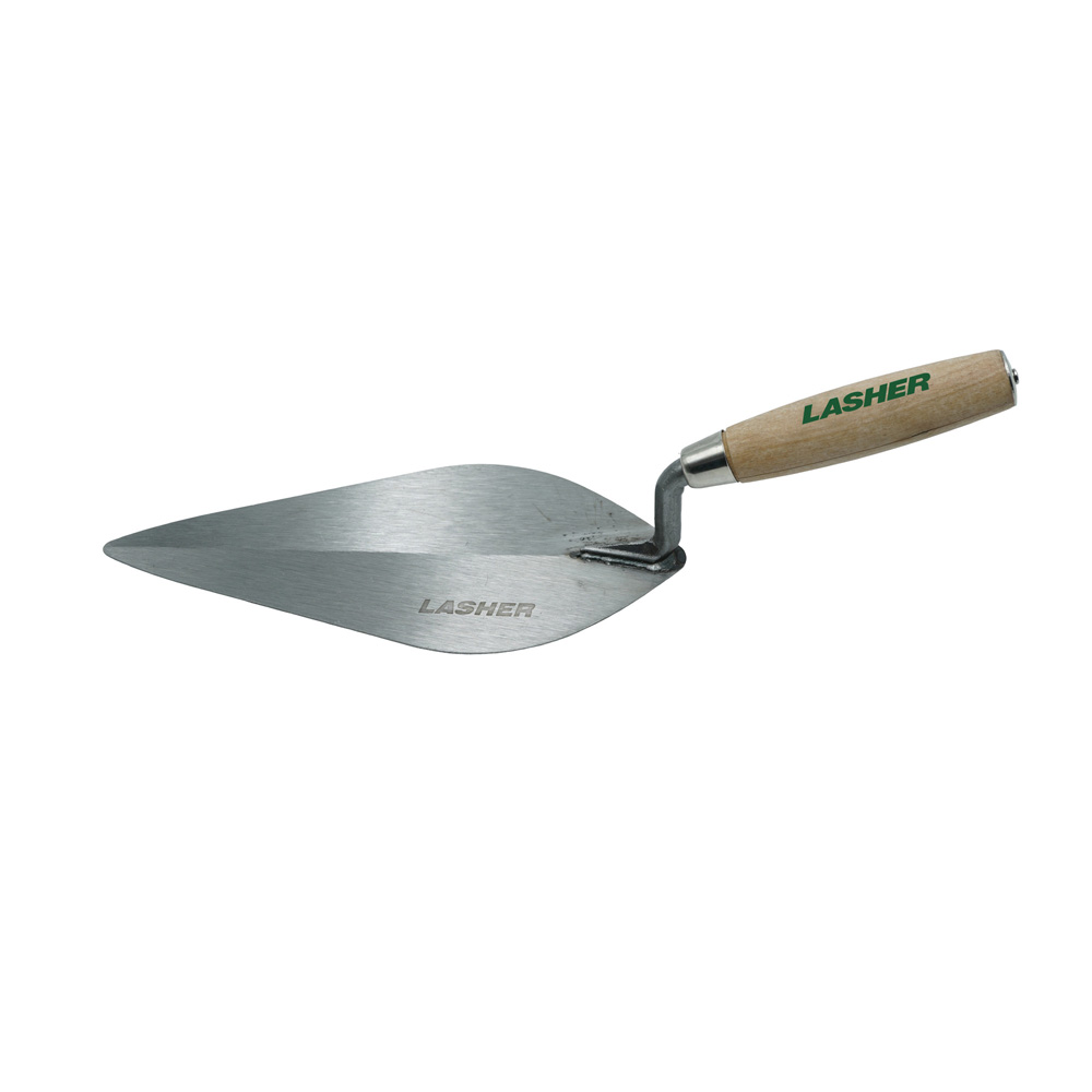 Brick Trowel, 250mm, wooden handle