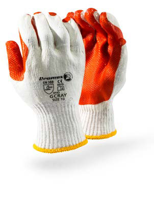 Dromex Glove Crayfish Orange Palm Large [12]